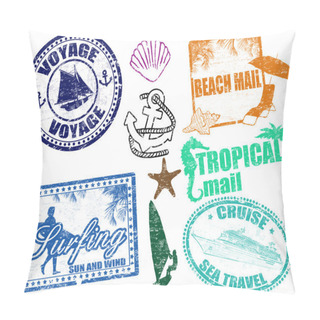 Personality  Summer Stamps Pillow Covers