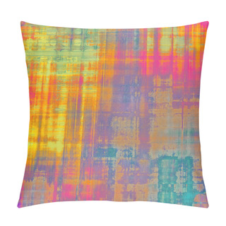 Personality  Old Grunge Background With Delicate Abstract Texture Pillow Covers