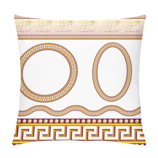 Personality  Greek Border Patterns Pillow Covers