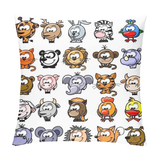 Personality  Cartoon Vector Animals Pillow Covers