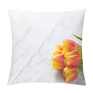 Personality  Fresh Tulip Flowers Pillow Covers