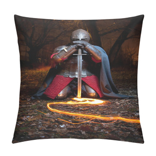 Personality  Medieval Khight Pillow Covers