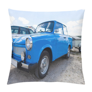Personality  German Trabant Car Stands On A Street Pillow Covers