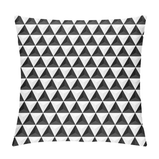 Personality  Abstract Geometric Triangle Seamless Pattern Background Pillow Covers