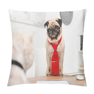 Personality  Business Dogs In Office Pillow Covers