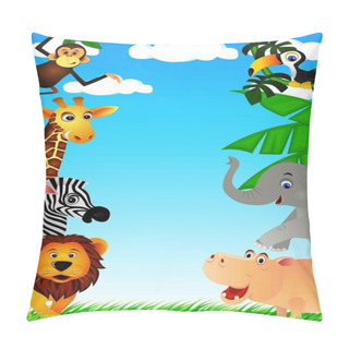 Personality  Funny Animal Cartoon Pillow Covers