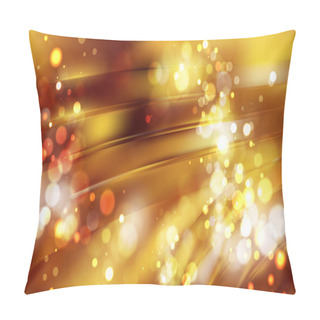 Personality  Abstract Orange Blurred Vector Background Pillow Covers