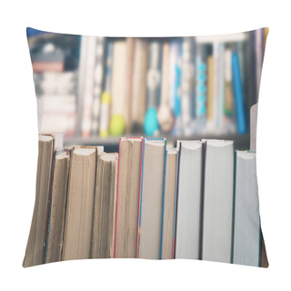 Personality  Books On Shelf In Library  Pillow Covers