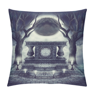 Personality  Dark Altar And Moon Eclipse Pillow Covers
