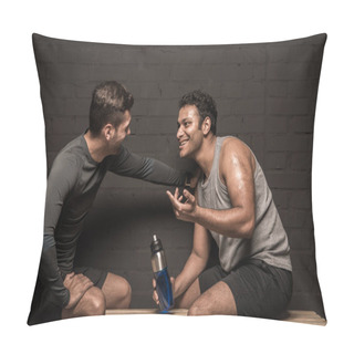 Personality  Athletes At Locker Room Pillow Covers