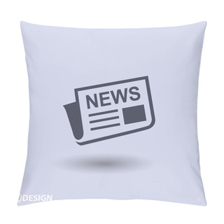 Personality  News Icon Design Pillow Covers