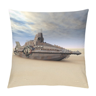 Personality  Fantasy Submarine On Dry Pillow Covers