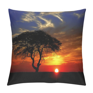 Personality  African Sunset Pillow Covers