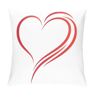 Personality  Heart Logo Pillow Covers