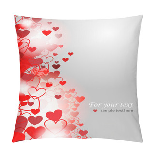 Personality  Valentines Day Background - Vector Illustration Pillow Covers