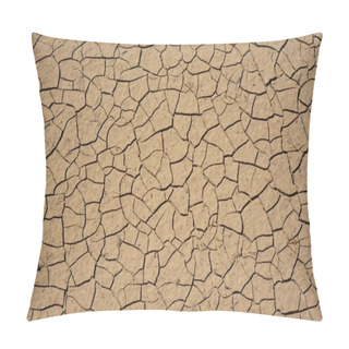 Personality  Earth Cracked Due To Drought Pillow Covers