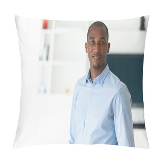 Personality  Portrait Of A Young African American Business Man - Black People Pillow Covers
