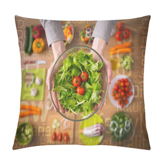 Personality  Healthy Eating Concept Pillow Covers