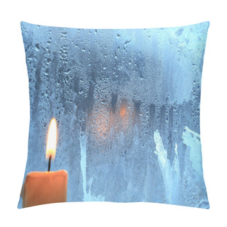 Personality  Candle On The Window Pillow Covers