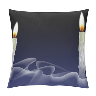 Personality  CANDLE BACKGROUND Pillow Covers