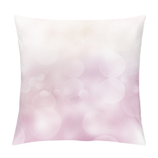 Personality  Light Pink  Festive  Background With Light Pillow Covers