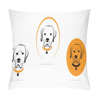 Personality  Vector Image Of An Dog Labrador Pillow Covers