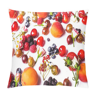 Personality  Color Fresh Fruits Pillow Covers