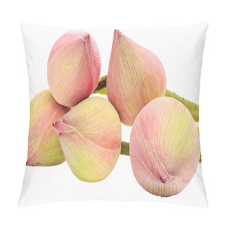 Personality  Pink Budding Lotus Flowers Pillow Covers