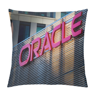 Personality  Oracle Headquarters, In Bucharest, Romania. Pillow Covers