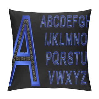 Personality  Golden Alphabet, Letters From A To Z Pillow Covers