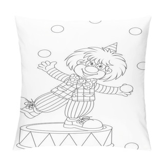 Personality  Clown Juggler Pillow Covers