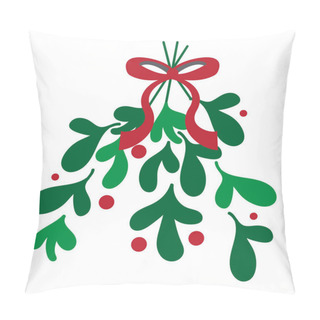Personality  Merry Christmas Mistletoe Pillow Covers