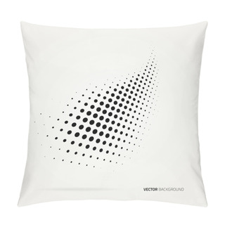 Personality  Vector Halftone Dots. Pillow Covers