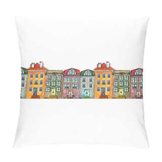 Personality  Town Street Isolated Pillow Covers