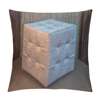 Personality  Silver Cube Chair Pillow Covers