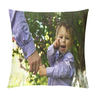 Personality  Parent Holding Child's Hand  Pillow Covers