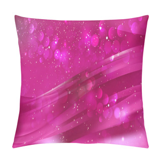 Personality  Abstract Hot Pink Blurred Lights Background Pillow Covers