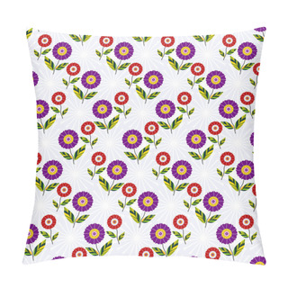 Personality  Seamless Floral Vivid Pattern Pillow Covers