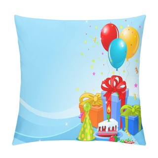 Personality  Birthday Party Background Pillow Covers