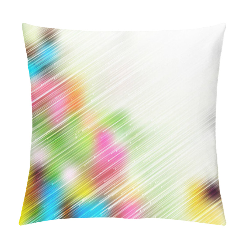 Personality  Shiny Colorful Diagonal Lines Background Pillow Covers