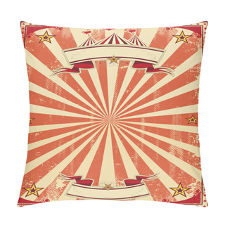 Personality  Red Circus Retro Pillow Covers
