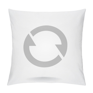 Personality  Circle With Arrows Web Icon Pillow Covers