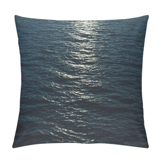 Personality Beautiful Sea Surface With Moonlight Reflection Pillow Covers