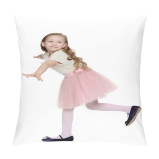 Personality  Beautiful Little Girl 5-6 Years. Pillow Covers