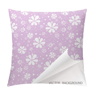 Personality  Abstract Seamless Background With Flowers. Vector Pattern Pillow Covers