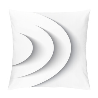 Personality  White Abstract Circles Pillow Covers