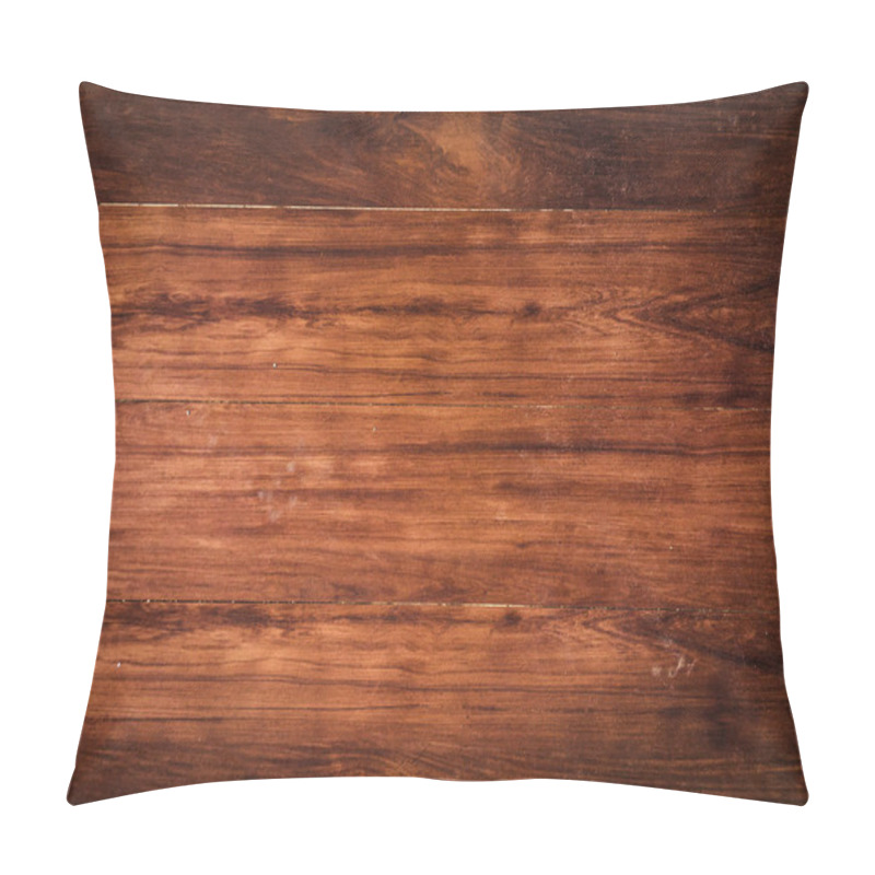 Personality  Brown Wood Texture For Background With Space For Work And Text. Top View Pillow Covers