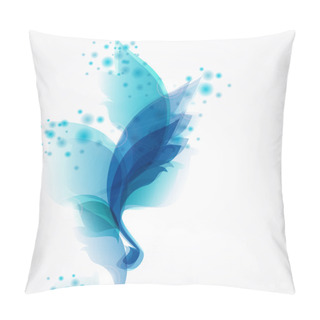 Personality  Abstract Vintage Blue Background For Design Pillow Covers
