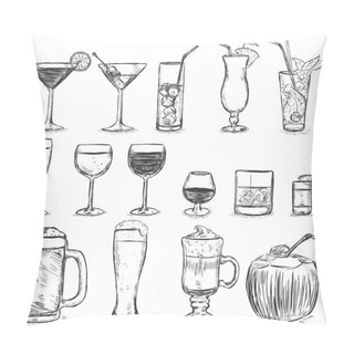 Personality  Cocktails And Alcohol Drinks Pillow Covers