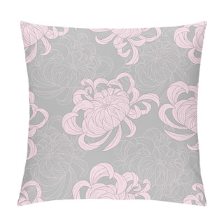 Personality  Abstract Seamless Floral Pattern Sketch Pastel Colors. Pillow Covers
